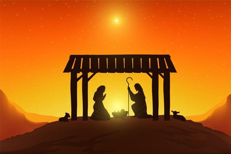 nacimiento jesus en establo
