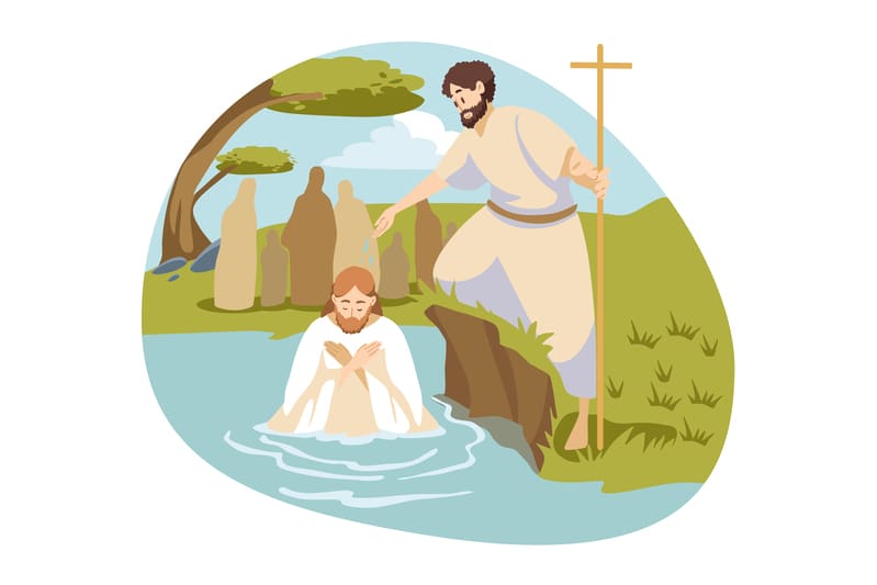 el bautismo de Jesús