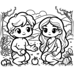 Adán y Eva en el Jardín del Edén