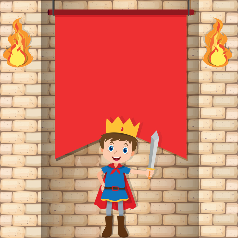 El Rey Saúl para niños en su castillo